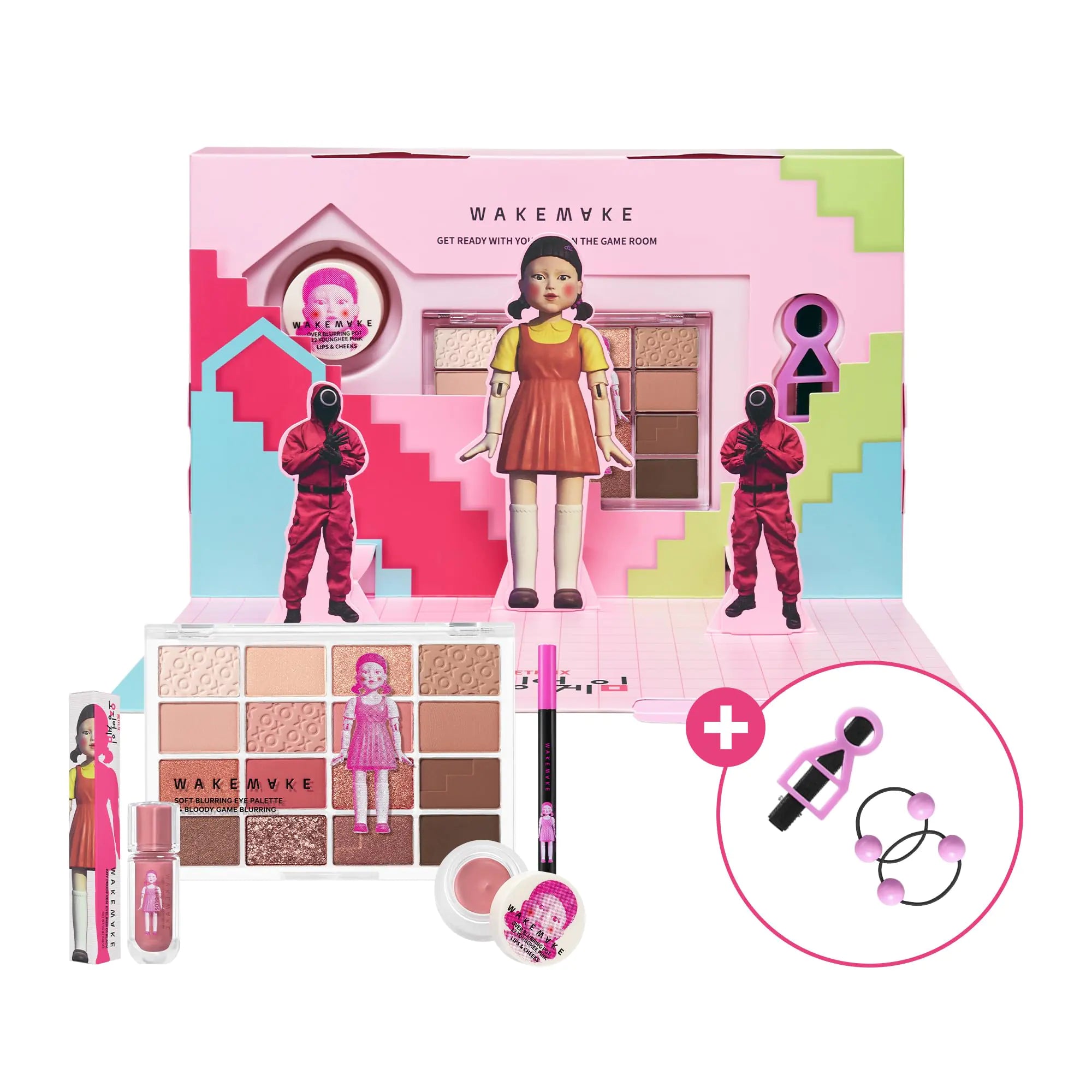 WAKEMAKE x Netflix Squid Game Get Ready with Younghee Makeup Set