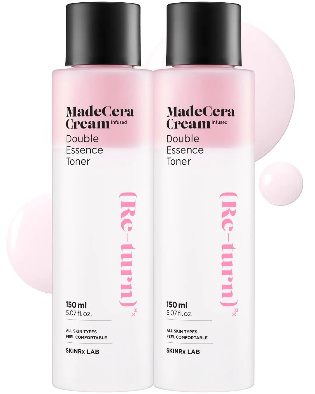 SKINRxLAB MadeCera Cream Double Essence Toner 2-Pack - Hydrating Korean
