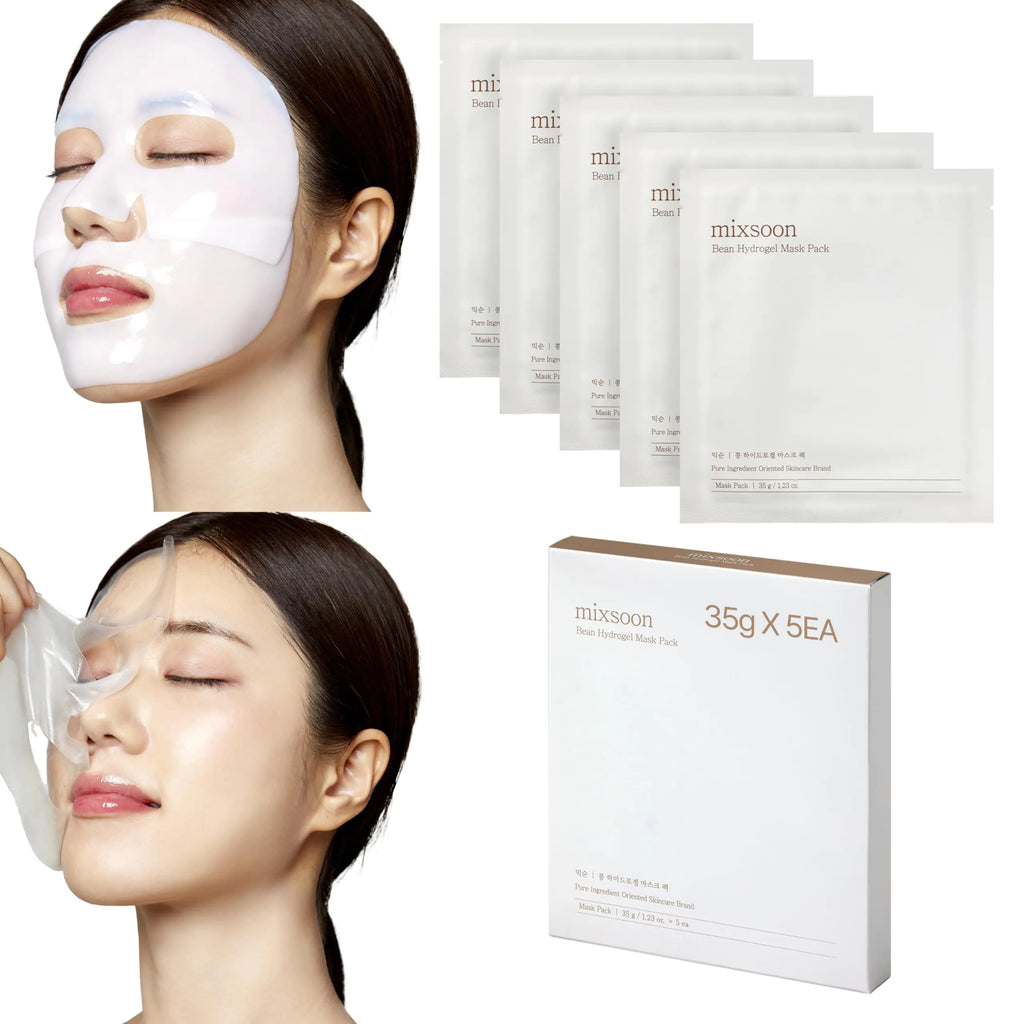 mixsoon Hydrogel Collagen Mask - Plant-Based Firming Mask 5 Pack