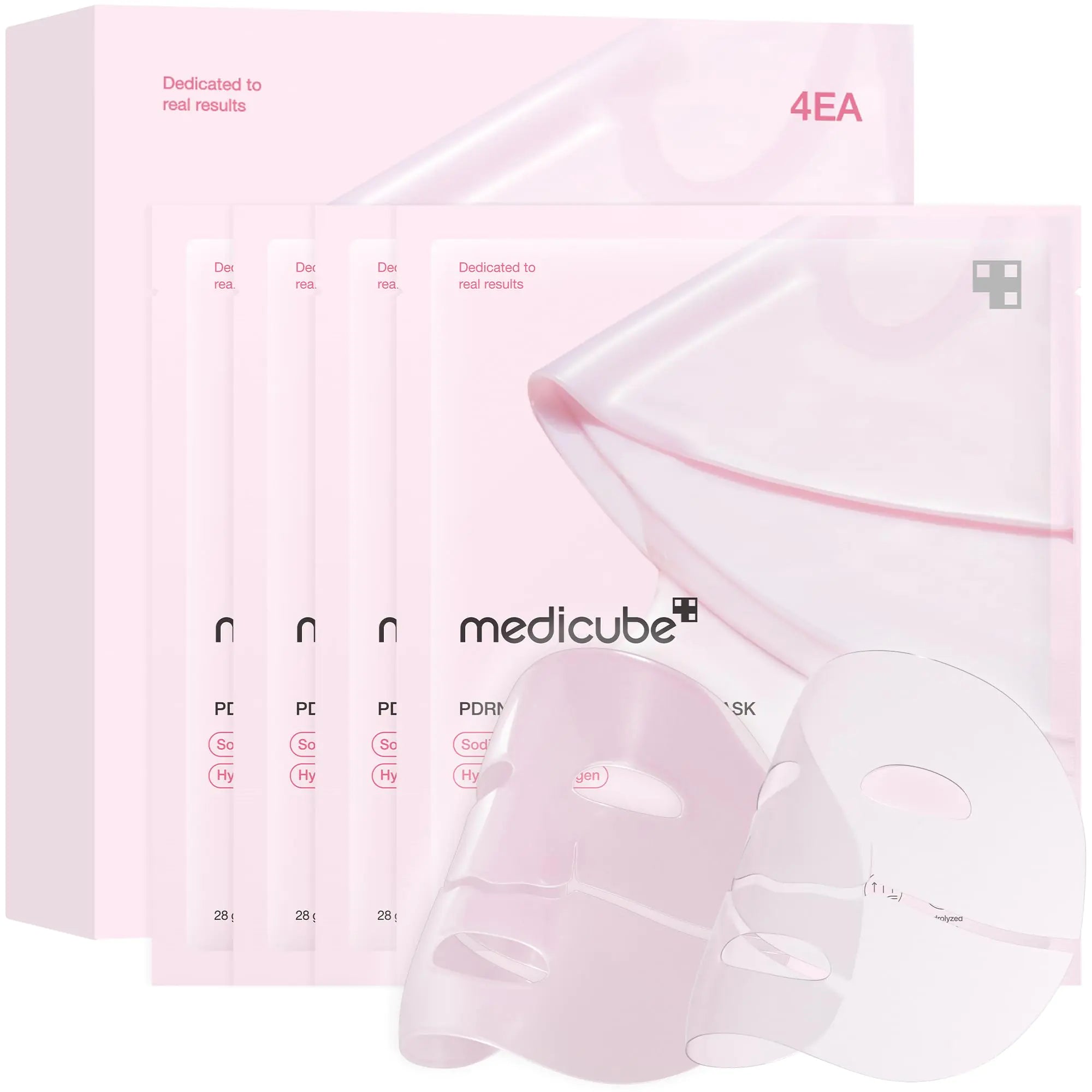 Medicube Salmon DNA PDRN Pink Collagen Jelly Gel Mask - Overnight Glass Glow Treatment