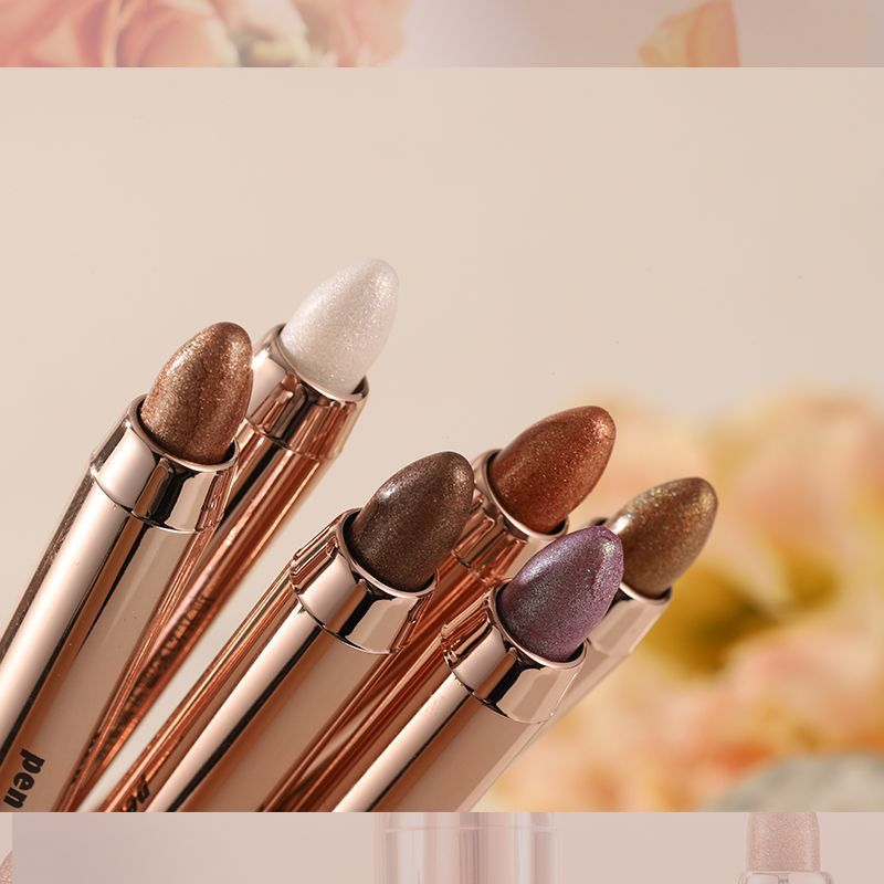 Double-ended Eyeshadow Pen - Pearly & Shimmer Colors