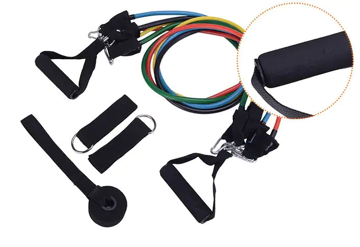 Portable Fitness Rally – Resistance Band Set for Full-Body Home Workouts