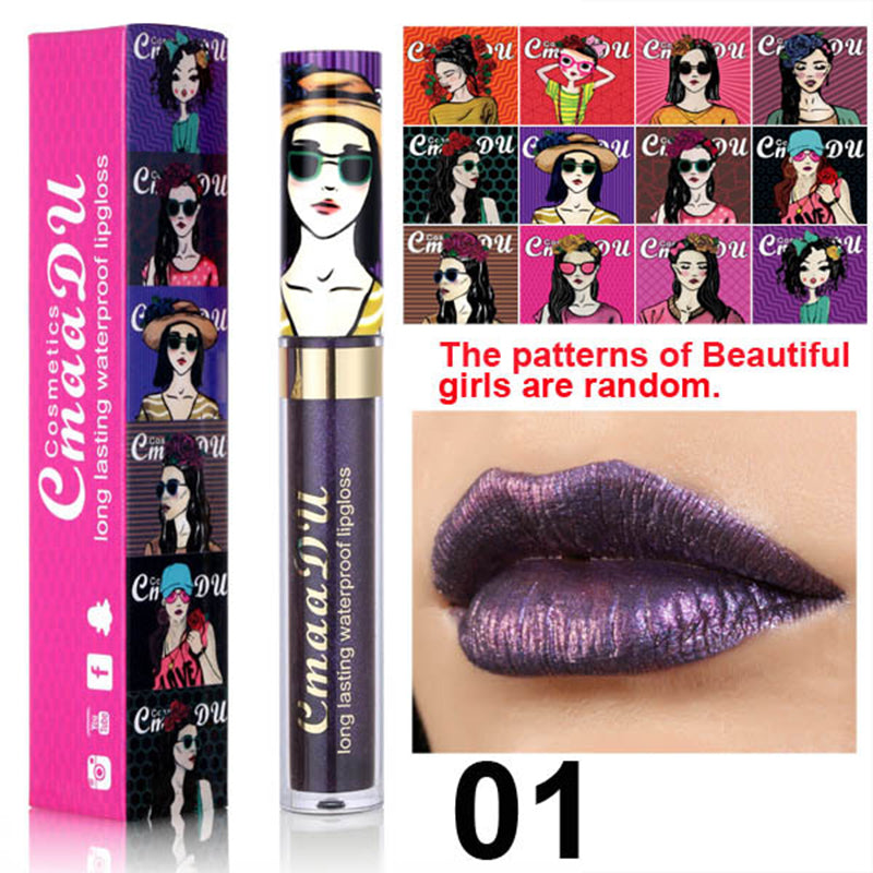11 Colors Waterproof Shimmer Liquid Lip Gloss Makeup