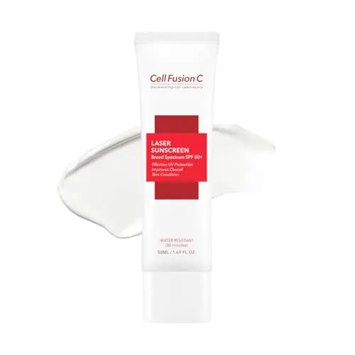 Cell Fusion C Laser Sunscreen SPF 50 - Sensitive Acne-Prone Ceramide & Collagen
