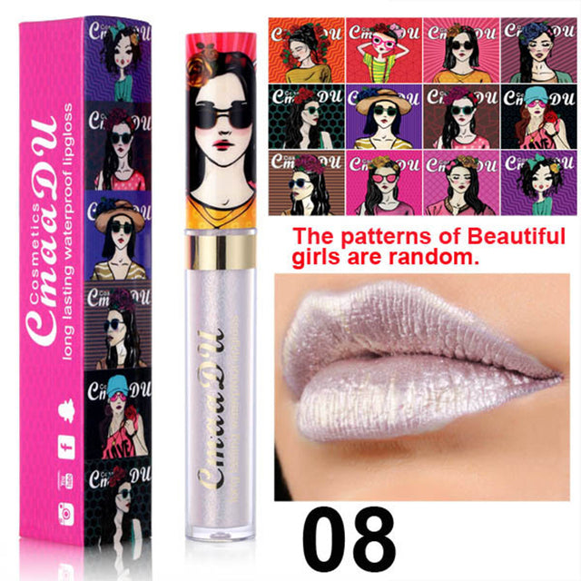 11 Colors Waterproof Shimmer Liquid Lip Gloss Makeup