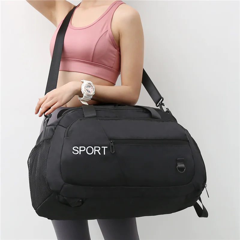 Chic Spacious Travel Gym/Travel Bag – Women’s Weekender Duffle, Handheld or Shoulder Carry (0.59kg)