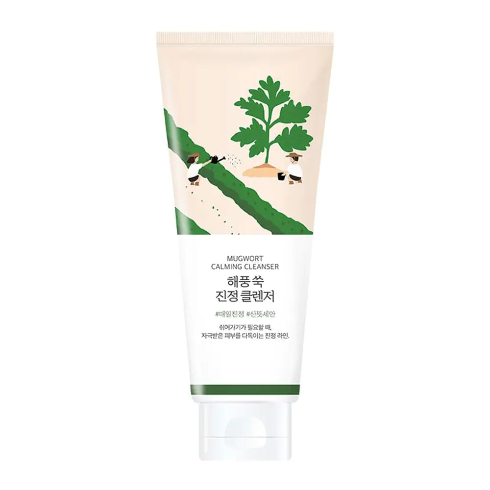 ROUND LAB Mugwort Calming Cleanser - 4-CICA Soothing Face Cleanser