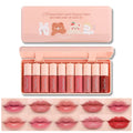 10-Color Korean Velvet Watery Lip Tint Stain Mini Lipstick Set
