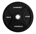 Olympic Bumper Plate – 25 LB Premium Commercial Weight Plate for 2” Olympic Bars (Black)