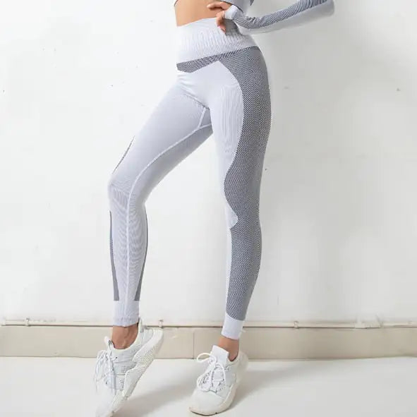 Seamless Zipper Jacket Suit – Women’s Fitness & Yoga Wear Set