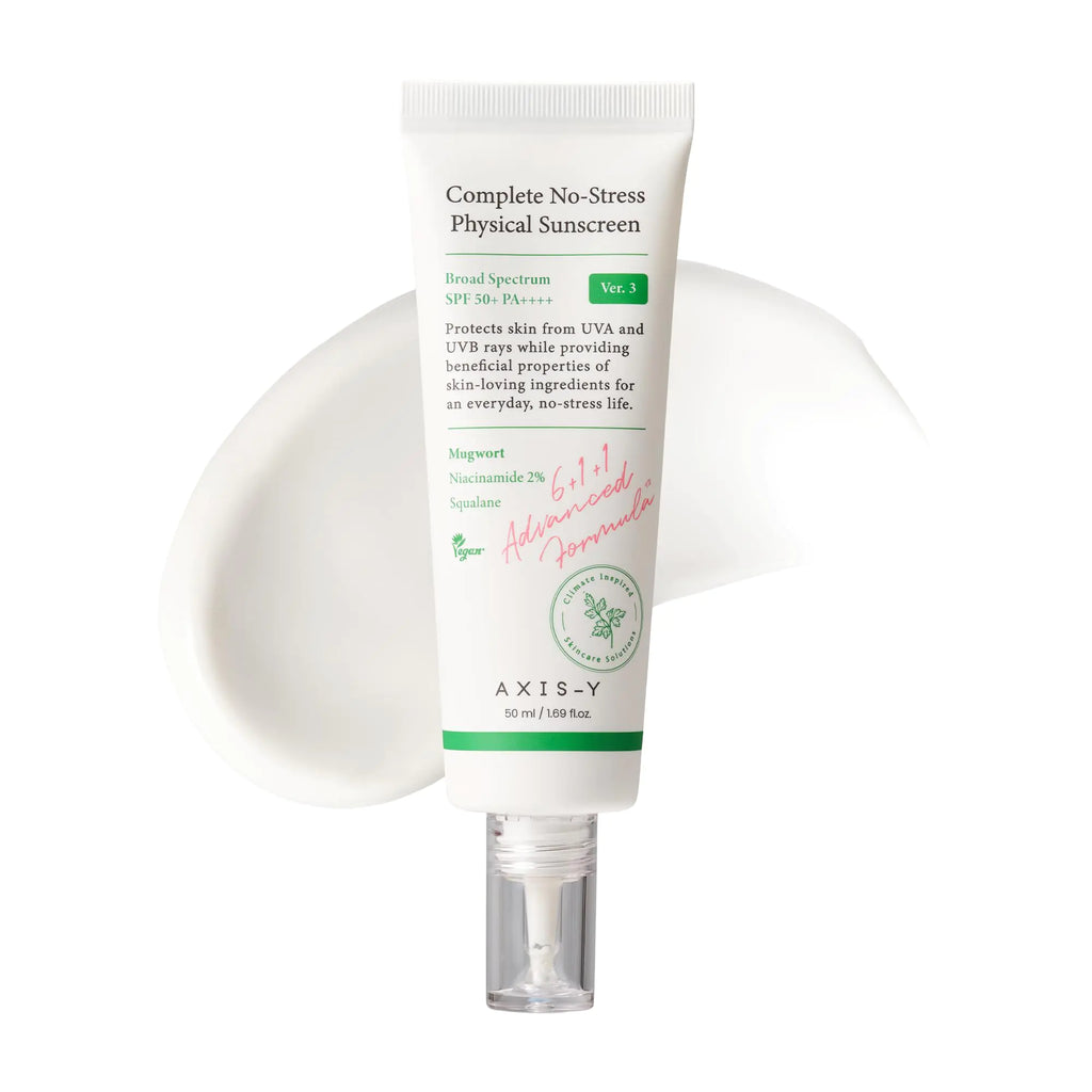 AXIS-Y Complete No-Stress Physical Sunscreen V3 - SPF 50 Mineral Niacinamide