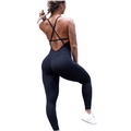 Chic Halter-Top Yoga Jumpsuit