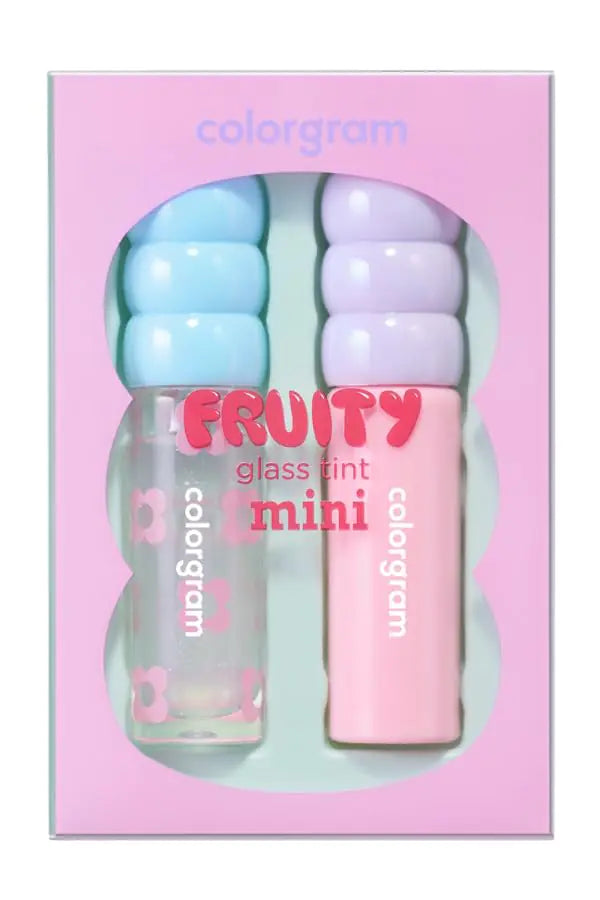 COLORGRAM Fruity Glass Tint Mini Set - 03 Cool Best Korean Lip Stain