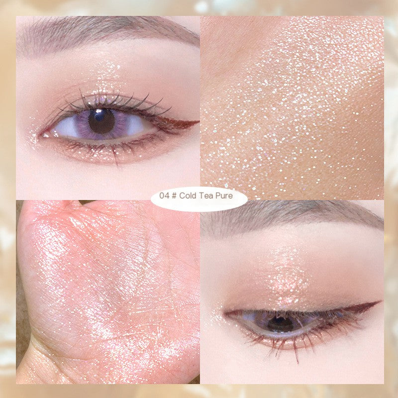 Double-ended Eyeshadow Pen - Pearly & Shimmer Colors