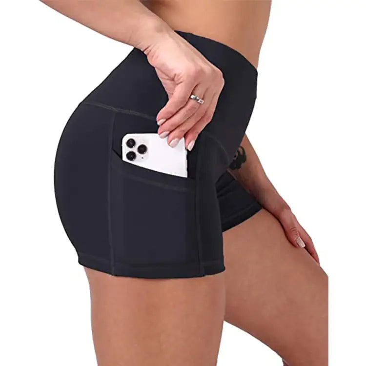 Women’s Three-Point Yoga Leggings – Stretchy 3/4 Length Sports & Fitness Workout Pants