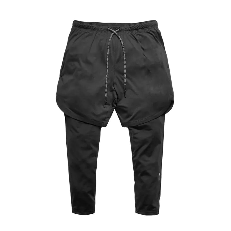 Men’s Quick-Drying Nine-Point Fitness Shorts – Lightweight 3/4 Length Athletic Training Shorts