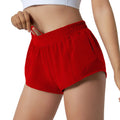 Women’s Running Shorts – (Red)