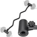 Adjustable Dumbbell-to-Barbell Converter – EZ Curl Bar Adapter for Home Gym Weightlifting
