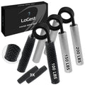 Metal Hand Grip Strengthener Set –Heavy-Duty No-Slip Hand Grippers (3-Pack)