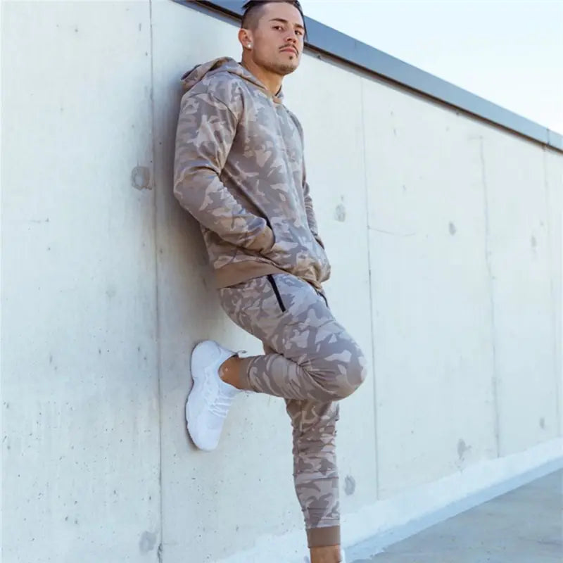 Men's Fitness Gear Set - Hoodie & Pants