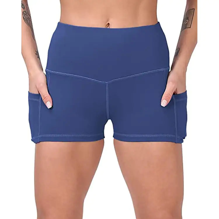Women’s Three-Point Yoga Leggings – Stretchy 3/4 Length Sports & Fitness Workout Pants