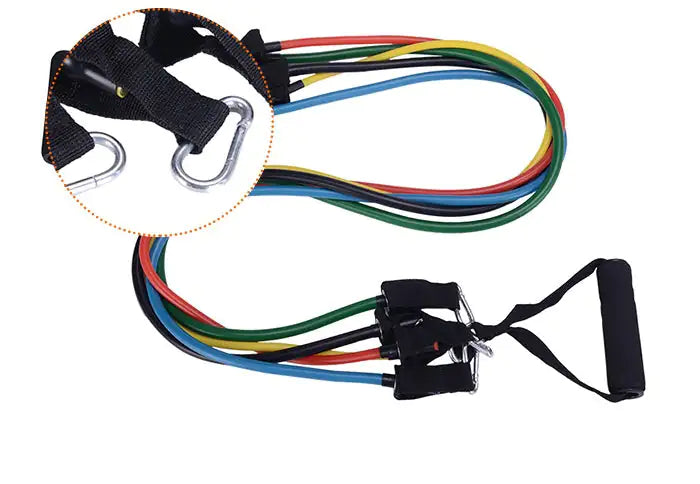 Portable Fitness Rally – Resistance Band Set for Full-Body Home Workouts