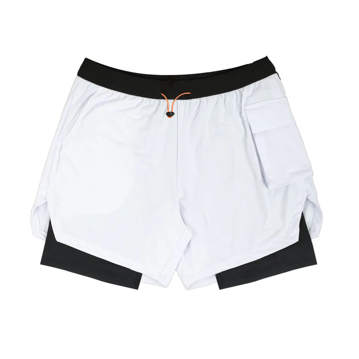 Men’s Double Layer Stretch Workout Shorts – Fitness Exercise Shorts with Built-In Compression Liner