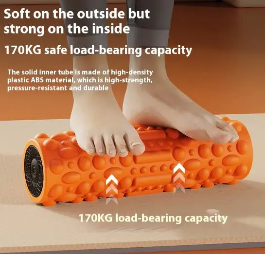 Electric Vibrating Foam Roller for Muscle Recovery & Leg Massage