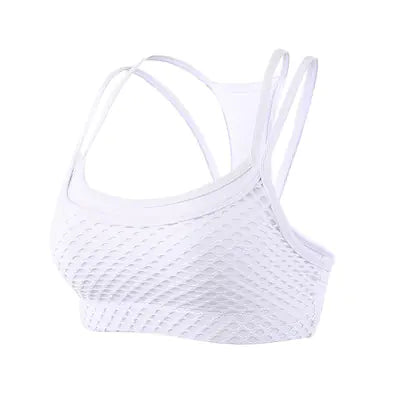 Women’s Double Layer Sports Bra for Yoga & Fitness Training