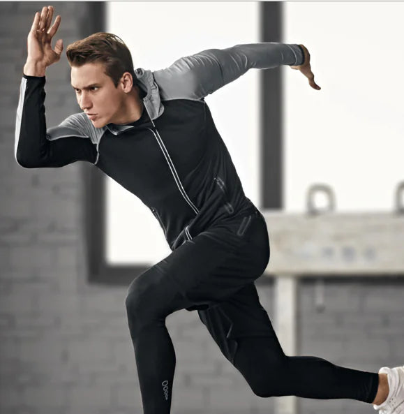 Men’s Sports Fitness Two-Piece Set for Running