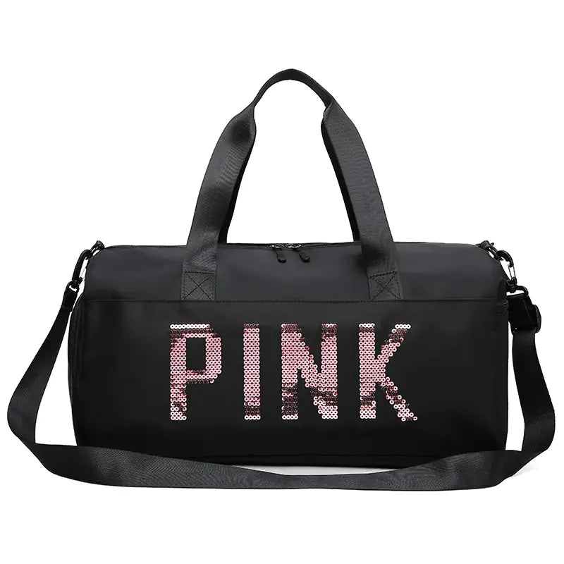 Pink Gym Bag – Large Capacity Waterproof Travel Tote