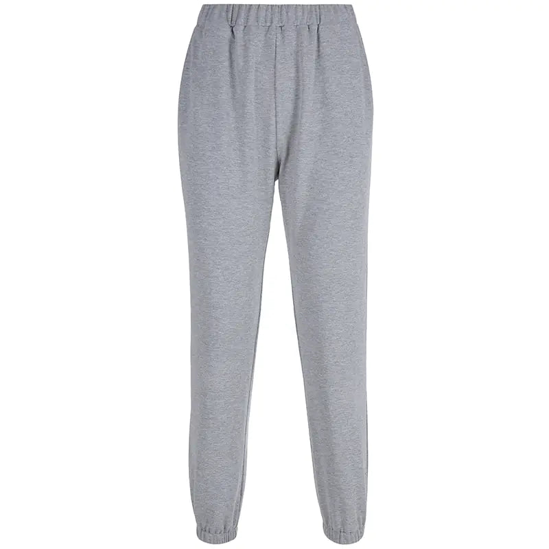 Women’s High-Waisted Letter Sweatpants – Loose Fit Harem Joggers Casual Streetwear Pants