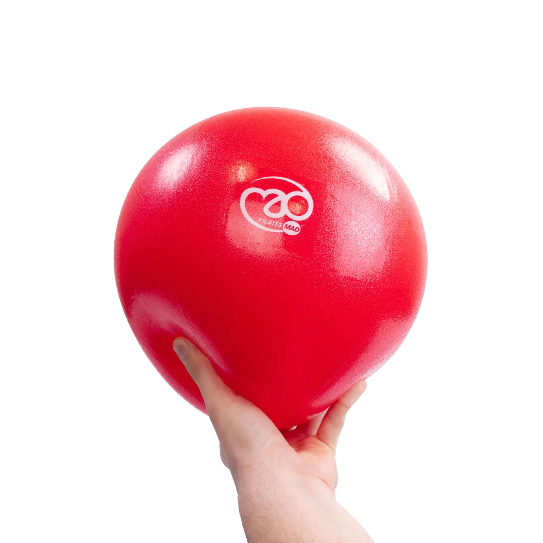 Soft Stability Ball – 9” Soft Mini Pilates & Yoga Ball for Core Training & Physical Therapy (Red)