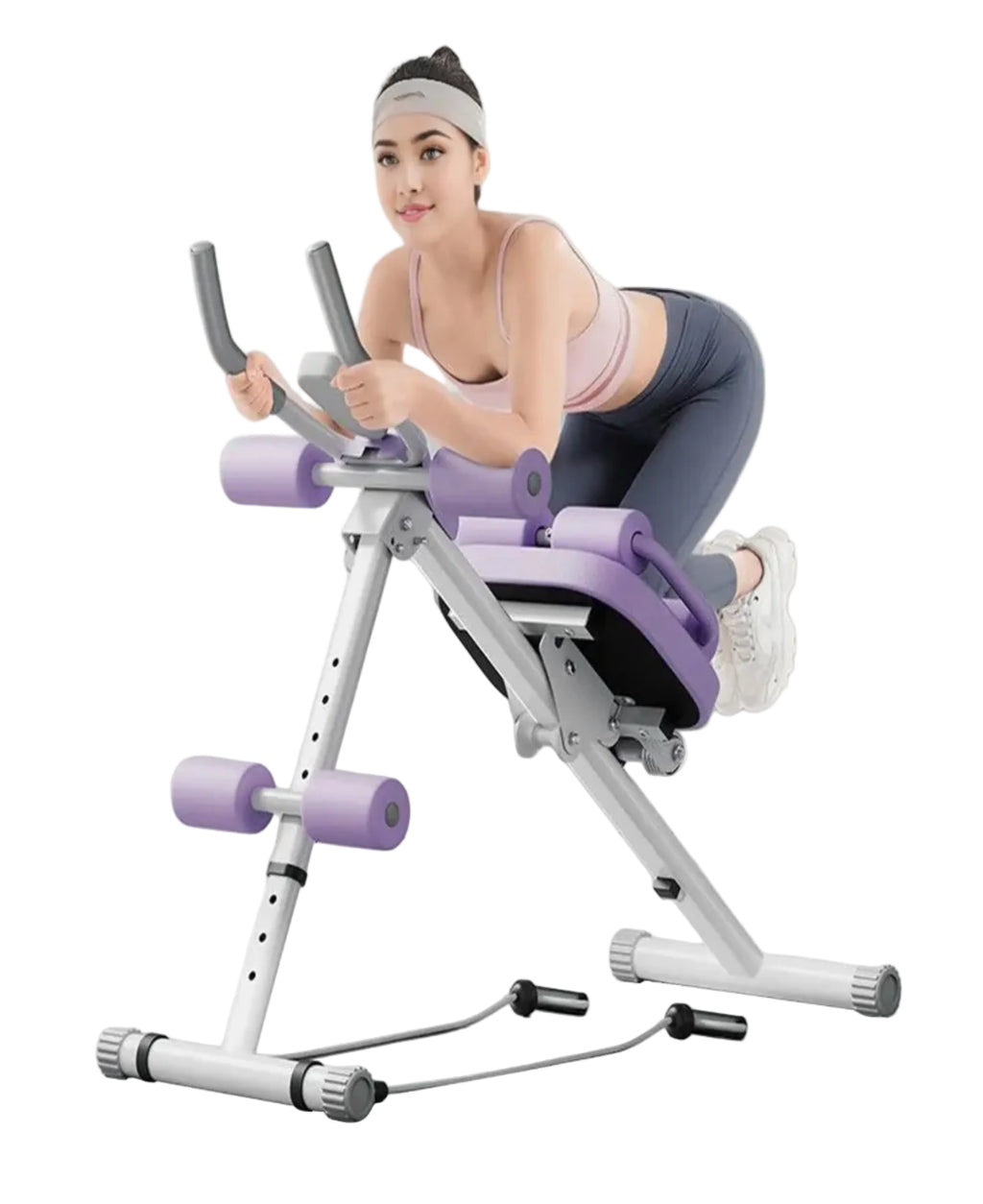 Ab Machine for Stomach Workouts – Adjustable Core Training Equipment