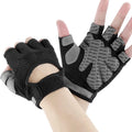 Weight Lifting Gloves – Anti-Slip Gym Training Gloves for Men & Women (Black)