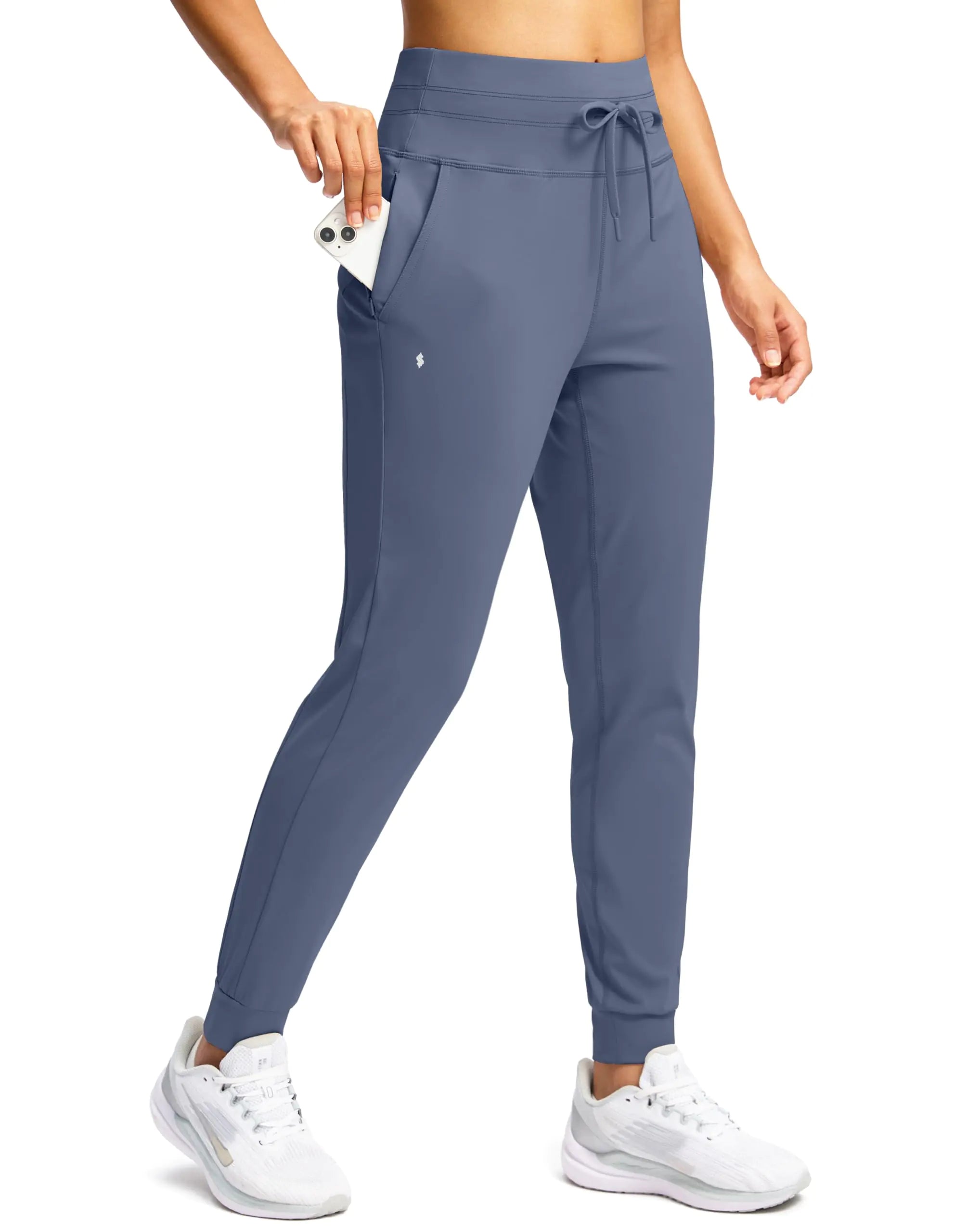 Women’s Joggers with Pockets  (Dusty Blue)