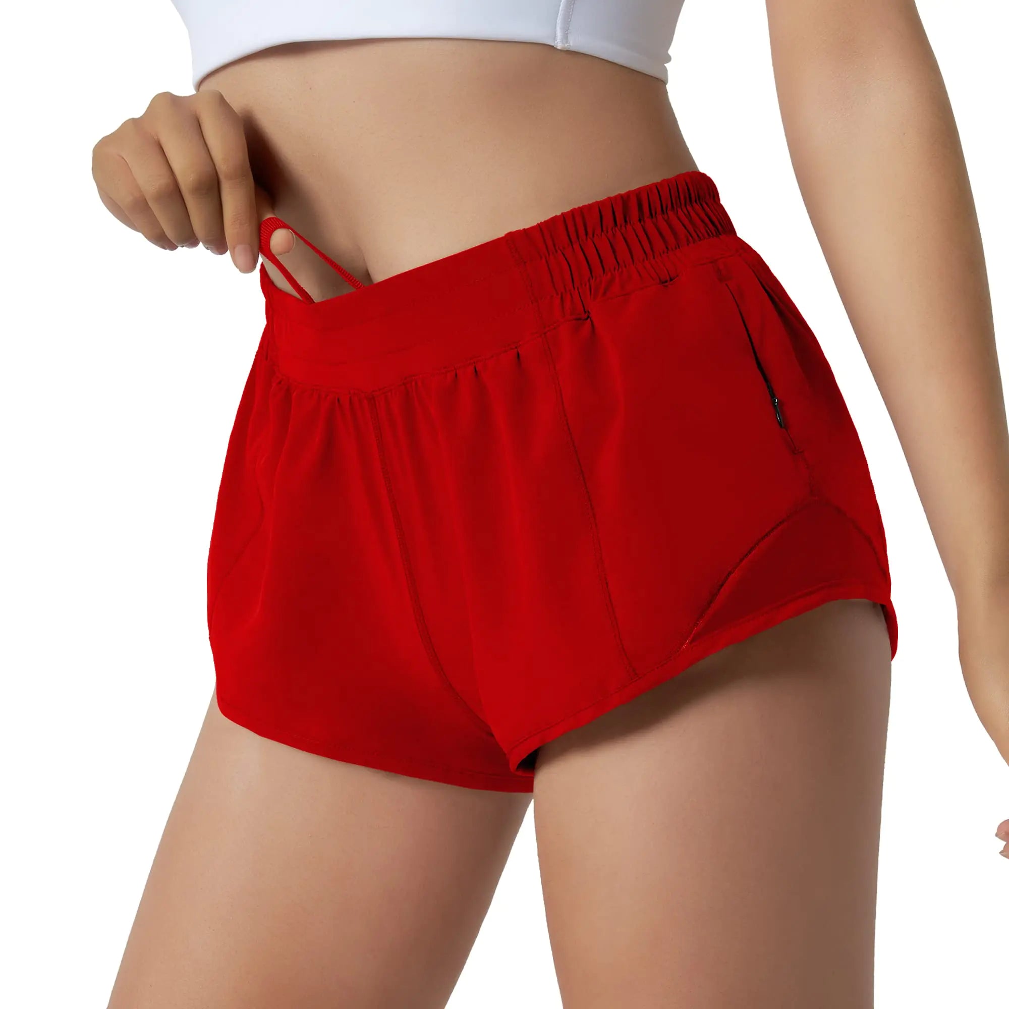 Women’s Running Shorts – (Red)