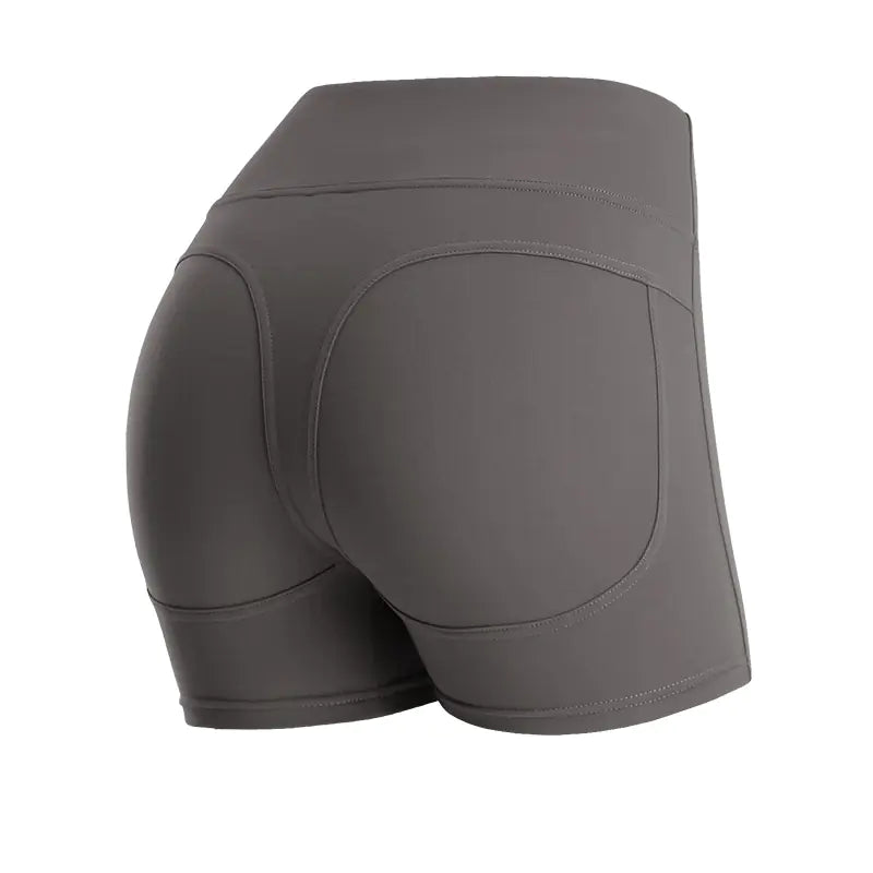 Women’s High-Waist Pocketed Yoga Shorts – Premium Studio-Style Fitness Wear
