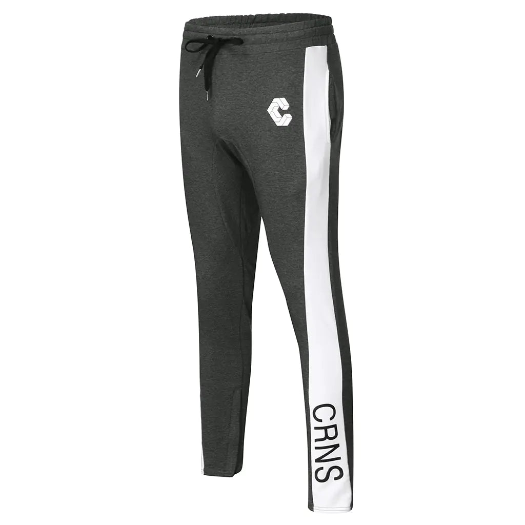 Men’s Cotton Zip-Ankle Running Joggers – Spring & Autumn Athletic Trousers
