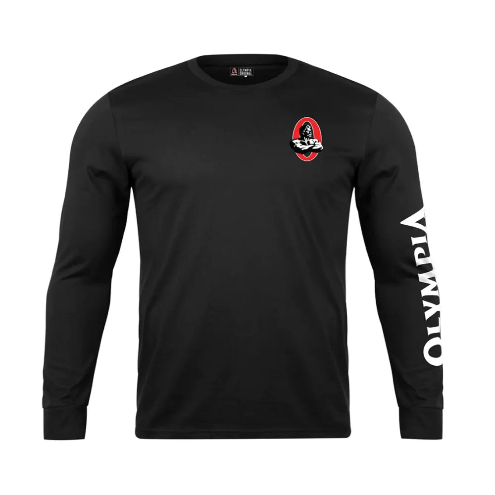 Men’s Long Sleeve Gym Shirt – 95% Cotton Breathable Running & Training Base Layer (M–2XL)