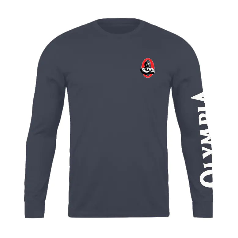 Men’s Long Sleeve Gym Shirt – 95% Cotton Breathable Running & Training Base Layer (M–2XL)