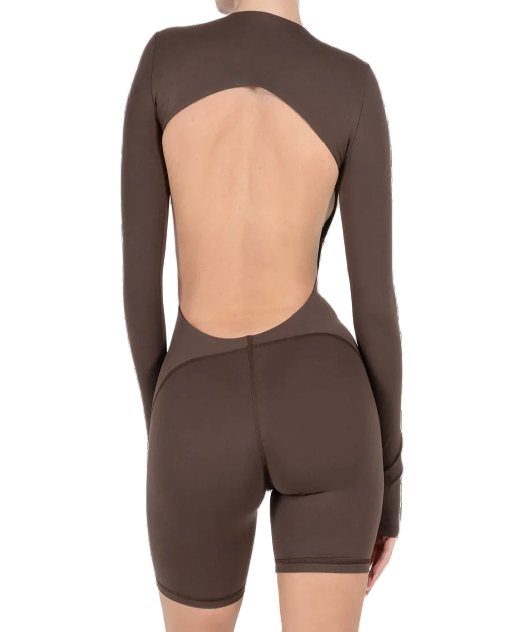 Backless Seamless Yoga Romper | Sculpting One-Piece Activewear