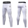 Men’s Compression Pants with Pocket – Quick-Dry Running Tights & Gym Workout Leggings (S–XXL)