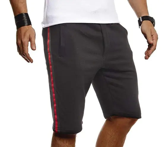 Solid Color Sports Shorts for Fitness Training – Men’s Athletic Workout & Gym Shorts
