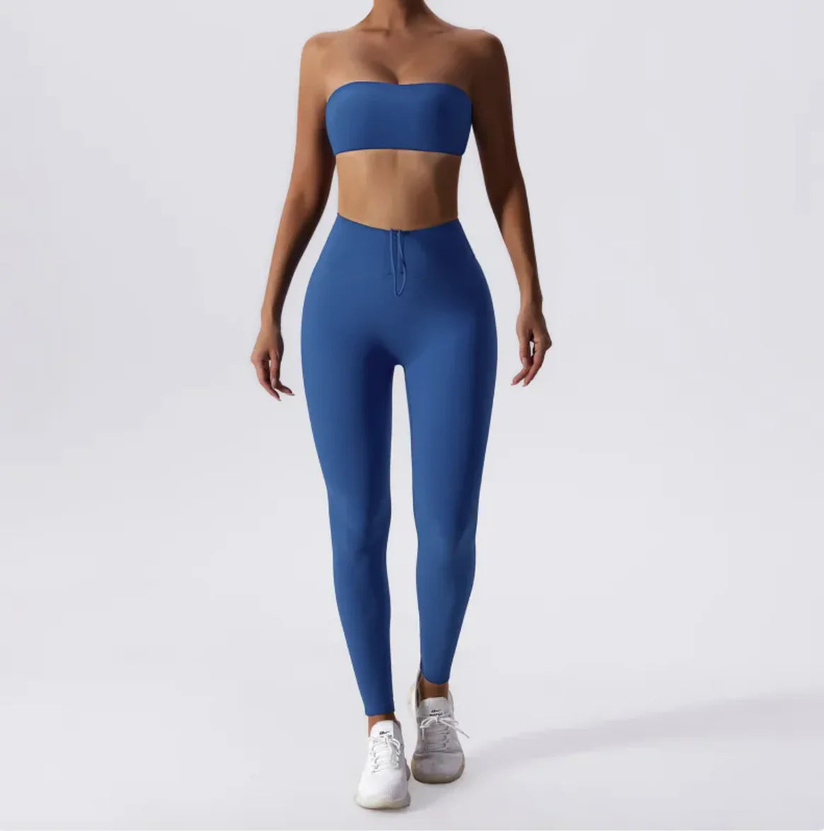 Women’s 2-Piece Yoga Suit – Form-Fitting Top & Leggings Set, Moisture-Wicking Stretch Athleisure Outfit