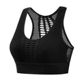 Women’s High Performance Sports Bra – Breathable Mesh Open Back Fitness Bra (Black/Navy/Pink/White)