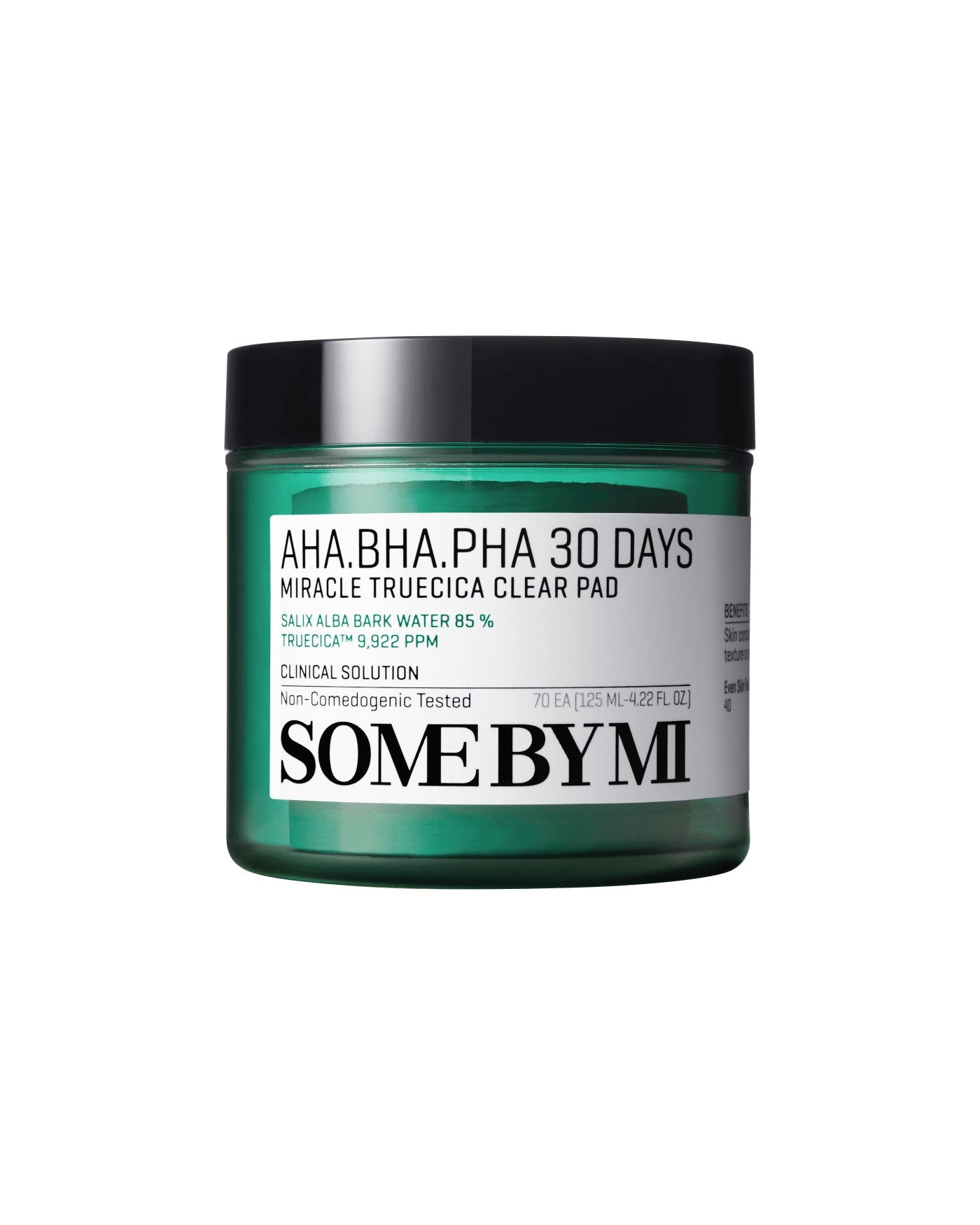 SOME BY MI AHA BHA PHA 30 Days Miracle Truecica Clear Pad - 70 Exfoliating Toner Pads