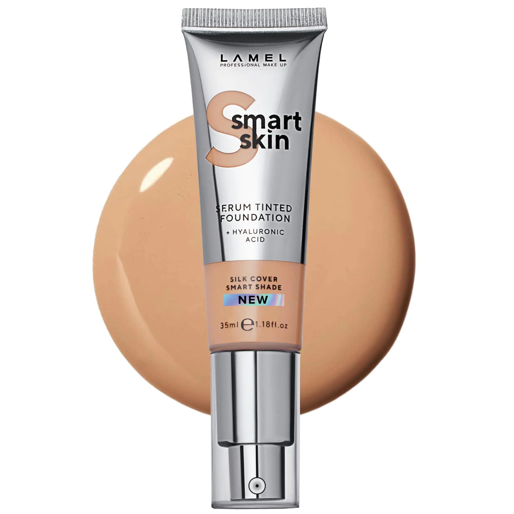 Lamel Smart Skin Serum Tinted Foundation - 405 Latte Weightless Coverage
