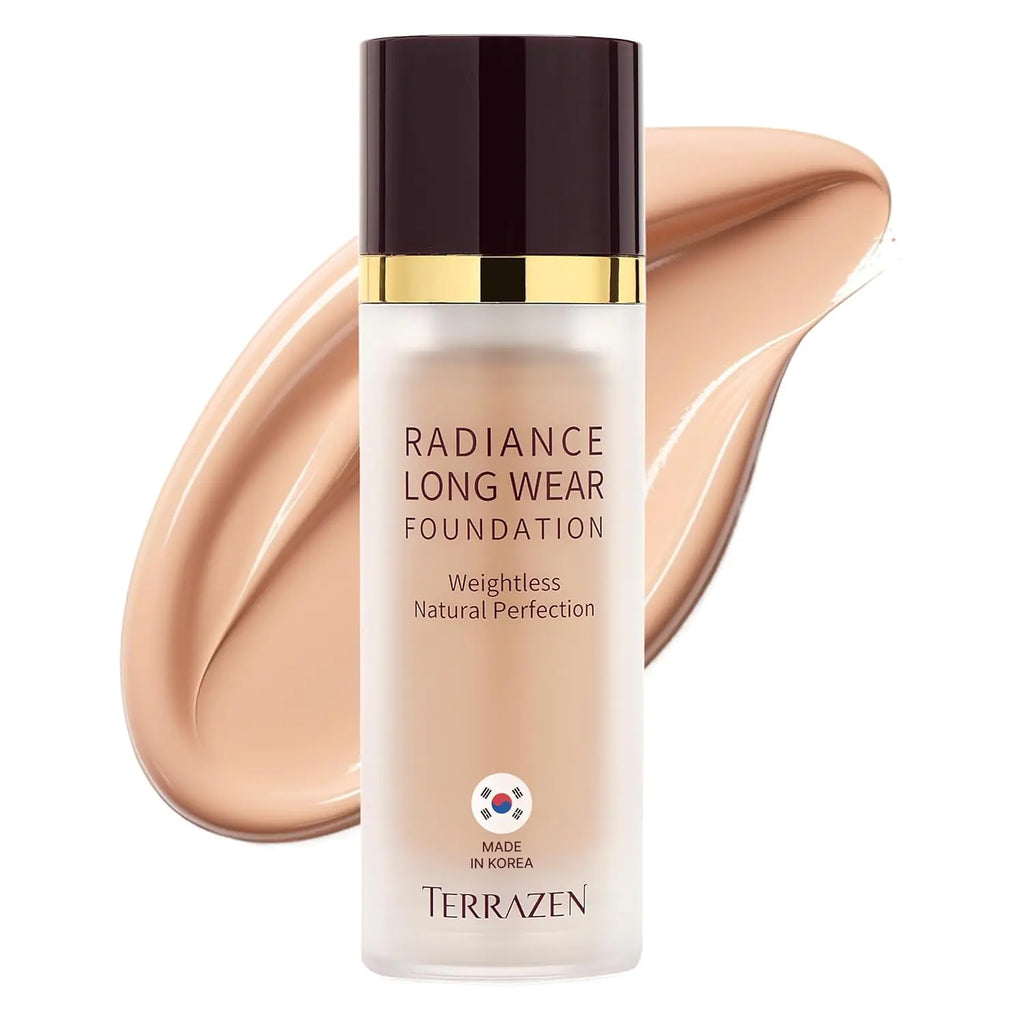 TERRAZEN Korean Foundation Cream - Beige Fair to Light 30ml Full Coverage