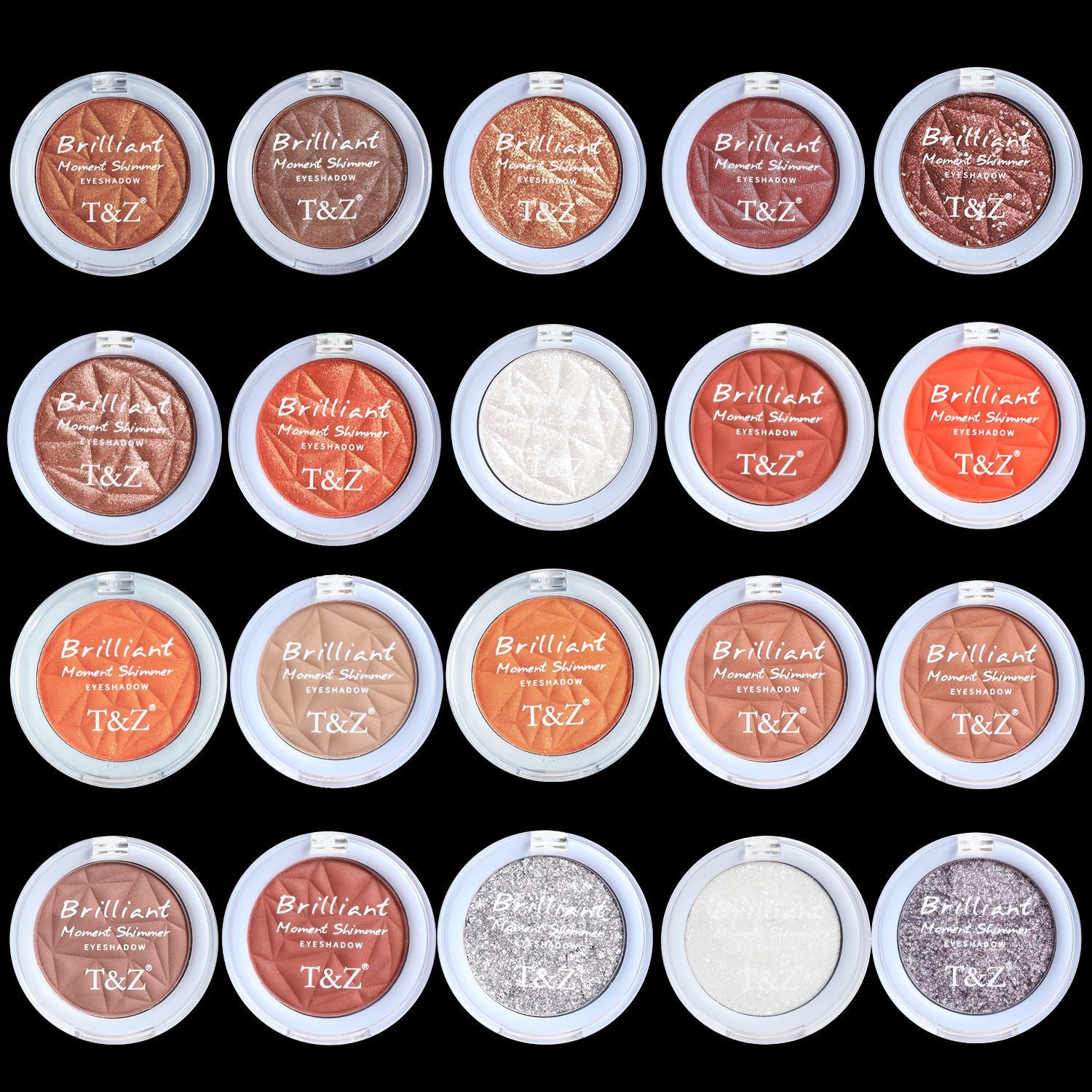 Wholesale Waterproof Shimmer Single Eyeshadow Palette